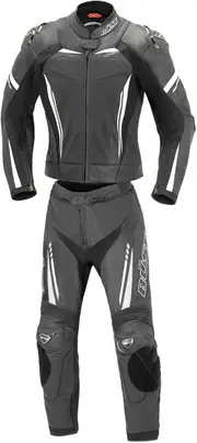 Büse Imola, leather suit 2pcs. women , color: Black/White , size: 34