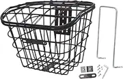 Oshhni Vbicycle Basket Luggage Storage Organizer Carrying Large Capacity Cargo Basket for Shopping Riding Road Bike Cycling Sports