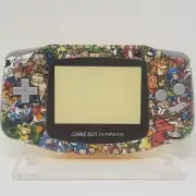 Retro Game Collage GBA complete handheld housing shell Game boy backlit ips lcd