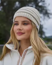 [Rusty] Rusty Women's Bay Beanie Hat in Coconut Cream/Oatmeal One Size Coconut Cream/Oatmeal