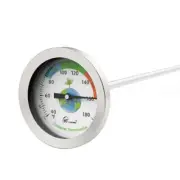 Versatile Stainless Steel Soil Temperature Monitor For Ideal for Compost Testing