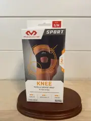 McDavid Sport “Knee Patella” Support Wrap” W Dual Straps Level 2 Black S/M NIB
