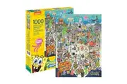 Aquarius Spongebob Squarepants Cast 1000 Piece Jigsaw Puzzle