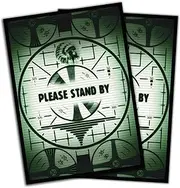 Please Stand by Card Sleeves - 100 Pack for MTG, Magic The Gathering, TCG Decks & More, Standard Size Card Sleeves for Trading Card Protection - Ideal for MTG Commander & Fallout Decks