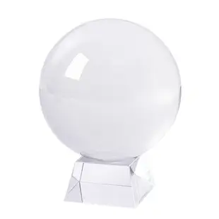 高檔透明白水晶球擺件 招財攝影照居裝飾客廳臥室擺件