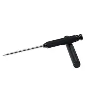 Stainless Steel Ice Pick with Safety Cover, Pick Tool for Breaking Ice, Black