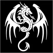 PacuM Fashion Dragon Car Sticker Decal Car and Motorcycle Stickers Car Window Stickers (Color : White, Size : 14.3cm*16.5cm)