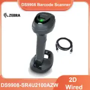 Zebra DS9908-SR4U2100AZW Handheld 1D/2D Wired Barcode Scanner with USB Cable New