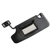 Black Left Side Sun Visor W/Mirror Sunshade Fit For Jeep Wrangler JK 2007-18 New (for: Jeep)