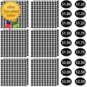 1560Pcs Vending Machine Price Labels, 12 Sheets Snack Vending Machine Labels Sti