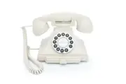 GPO Carrington Classic Retro Push-Button Phone - Pull-Out Tray, Traditional B...