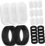 GANAZONO 1Set Pet Fountain Filters Sponge Replacement Filters for Cat and Dog Water Dispensers Easy to Install Wide Compatibility Essential for Pet Health