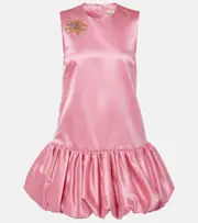 [Alemais] Alémais Neptuna embellished satin minidress UK 16 pink