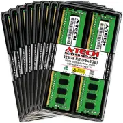 A-Tech 128GB 16x 8GB 1Rx4 PC4-19200R DDR4 2400 ECC REG RDIMM Server Memory RAM