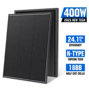 400W 12V Solar Panel Mono Fixed Caravan Camping Home Power Charging Battery RV