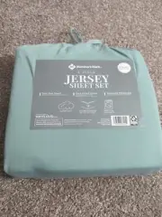 Member's Mark Super Soft Jersey 3pc Sheet Set, 100% Polyester(Twin/Twin XL) Gray
