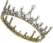 [ARTSEWPLY] 1PC Elegant Retro Baroque Crown Wedding Hair Accessory for Brides Decorative Hair Crown for Bridal Proposals and Special Occasions Stunning Design with