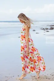 [PUP51] Larkey Maxi Dress - Everlyn Floral XS Floral