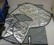 VW T5 CLIMATS INTERNAL THERMAL SUN SCREEN SILVER PRIVACY BLIND campervan