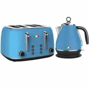 Vintage Electric Kettle and Toaster SET Combo Deal Stainless Steel