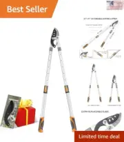 Heavy-Duty Telescopic Anvil Loppers - Extendable 27-41'' - Compound Action