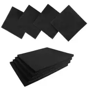 8 Pcs Black Adhesive Foam Padding, Closed Cell Foam Sheet 1/8" Thick 4 Inch X...