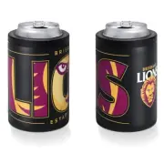 AFL Insulated Can Cooler - Brisbane Lions - Stubby Cooler - Twist Top Lid