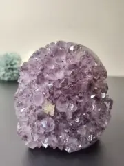 704g Natural Amethyst Geode Cave Crystal - Home Decor for Her, Gifts idea