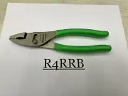 Snap-On Tools USA NEW 8" GREEN Talon Grip Combination Slip Joint Pliers 47ACFG