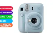 FUJIFILM INSTAX MINI 12 Instant Film Camera (Pastel Blue) - BRAND NEW