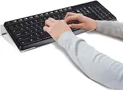 Clear Acrylic Keyboard Tray, Durable Desktop Keyboard Stand, Ergonomic Elevated Stand for PC, Laptop, and Tablet, Space-Saving Design for Home & Office Use