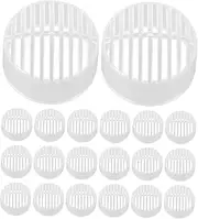 COLLBATH 100pcs Food Grade Outdoor Mineral Water Bottle Filters Portable Tea Infuser for Cold Brewing Tea Juice for Hiking and Camping Use
