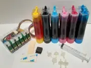 Ink system CISS for use in Epson Artisan 1430 printer prefilled dye ink