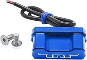 License Plate Holder Number Plate Frame LED Light Bracket Turn Signal for Benelli TNT 125 135 All Year(Blue Lights)