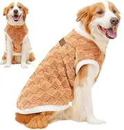 Dog Sweater, Plush Dog Winter Coat, Pet Cold Weather Clothes Cats Coat Pajamas Dog Winter Vest for Medium Large Dogs Cats Pets Supplies