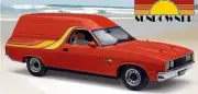 1/18 CLASSIC CARLECTABLES FORD FALCON SUNDOWNER PANEL VAN RED FLAME 18792