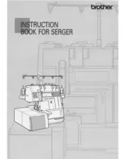 Brother PL-2100 Overlock Serger Machine Owners Instruction Manual Reprint
