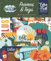 Echo Park Cardstock Ephemera-Frames & Tags, Into The Wild 5A0023T0-1G6Y8