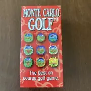 Monte-Carlo Golf Collectible~Best Course Golf Game~NIP~FREE SHIPPING!