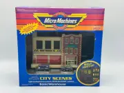 Micro Machines Galoob City Scenes Bank / Warehouse with Cars, Sealed New in Box