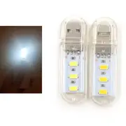 2pcs Mini USB LED Night light Camping lamp For Reading Bulb Laptops Computer&UU