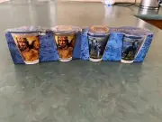 2 x Pair of Lord of the Rings (Return of the King) Shot Glasses