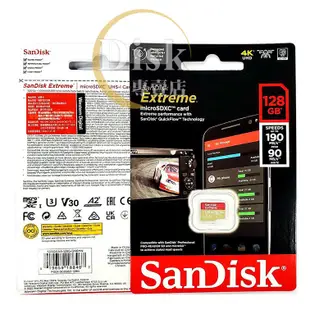 【公司貨】SANDISK  Extreme 記憶卡 A2 U3 V30 SDXC microSD 256G 512G