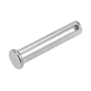Clevis Pin 10mmx50mm 1Pcs Single Hole Flat Head 304 Stainless Steel Fastener Pin