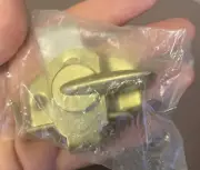 New Style Window Sash Lock Set Brass NOS