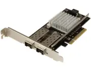 StarTech PEX20000SFPI 10G Network Card - 2 x 10G Open SFP+ Multimode LC Fiber Co