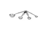 TRENTON STAINLESS STEEL ROUND MEASURING SPOONS SET 4