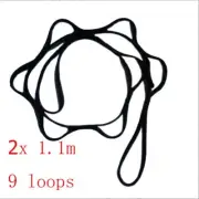 2X Hammock Strap Yoga Swing Hanging Belt Outdoor Camping Tree Extension Loop 1.1