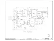 Historic house plans, Victorian Romanesque Mansion, architectural drawings
