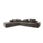 [James Lane] Riley Muse Mink Modular Sofa - Arm, 2x Armless, Corner, Left Terminal